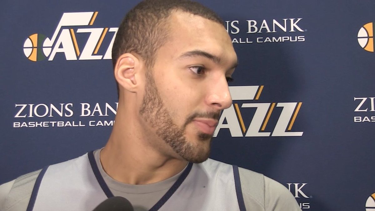 Rudy Gobert Shootaround Interview - 11.1.17  🎥: on.nba.com/2iSdiBN  #PORatUTA https://t.co/dQ0hG8ik2V