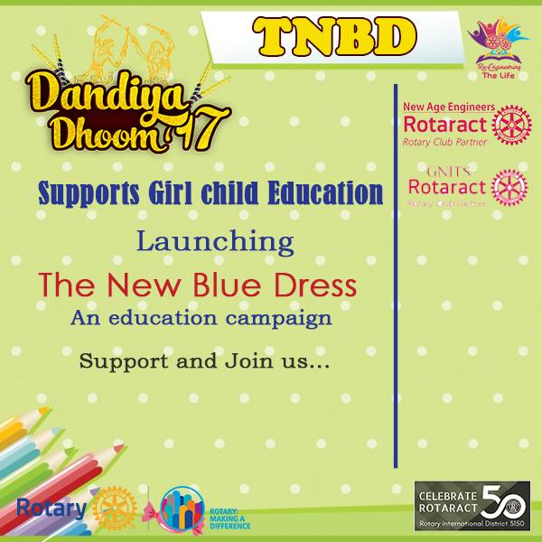 RAC_NewAge's tweet photo. Launching "The New Blue Dress" for the cause of DandiyaDhoom'17 to support #GirlChildEducation
👗👗👗 https://t.co/v6hFsm9khc
