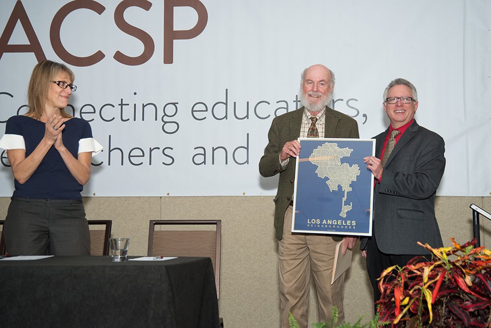 The_ACSP's tweet photo. A Closer Look @DonaldShoup, @UCLALuskin, #ACSP2017 Distinguished Educator Award winner ... https://t.co/TUIm9EDYSw https://t.co/3ci7SX83RG