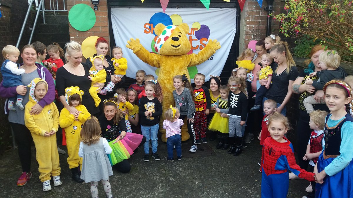 BonymaenFamilyC's tweet photo. We 😍 Pudsey! Fantastic day bringing communities together. #CiN @Cherrie_FiF @Faithinfamilies @BBCCiN https://t.co/c77aQzTXe5