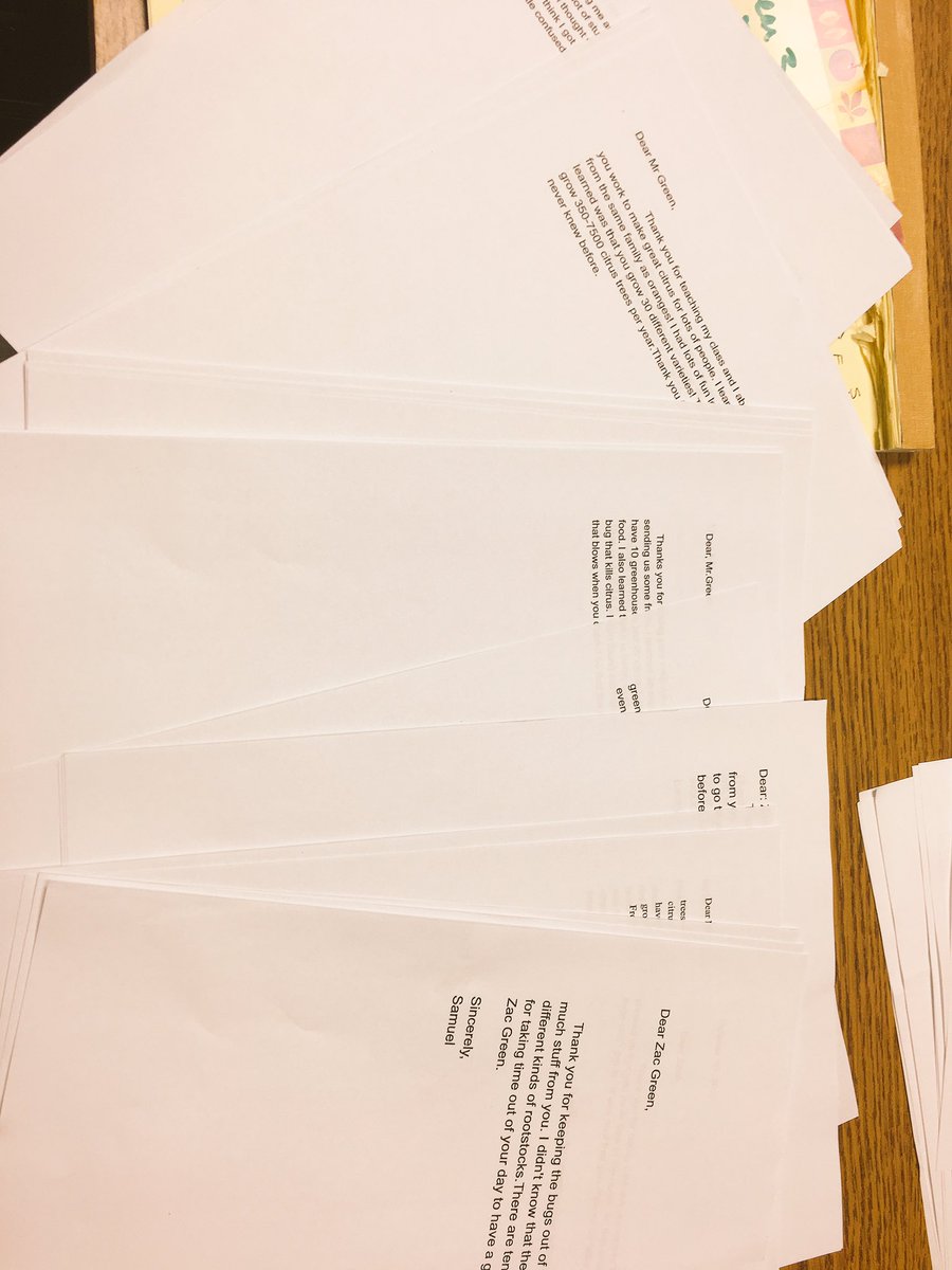 wn_citrus's tweet photo. 😃🍊Thank you to @cates_julie 6th grade class for amazing thank you letters regarding our recent #googlehangout and #agtivity #saveourcitrus https://t.co/3hITh43Z0y