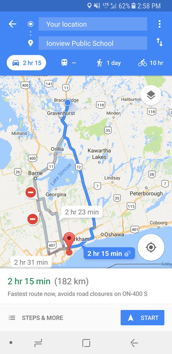 ionview56's tweet photo. Google Maps predicts that we will arrive @IonviewPS at 5:15 https://t.co/YE5opU32uU