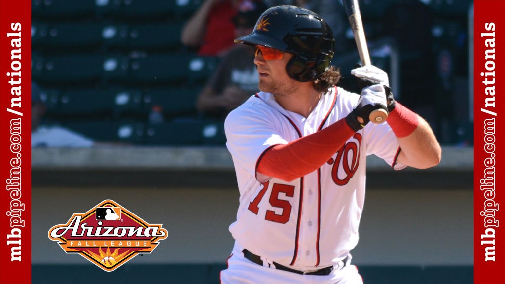 Gush in the clutch.
#Nats No. 23 prospect Taylor Gushue launches tying HR in 8th inning, his 2nd AFL homer. Gameday: atmlb.com/2xNMpRZ