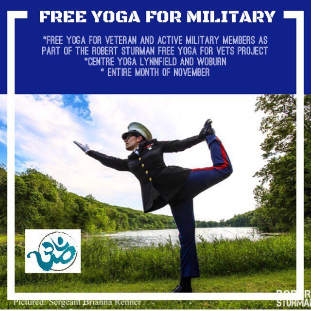 Free yoga in November for veterans and active military...a small thank you for your service...@robertsturman #helpvetsheal …