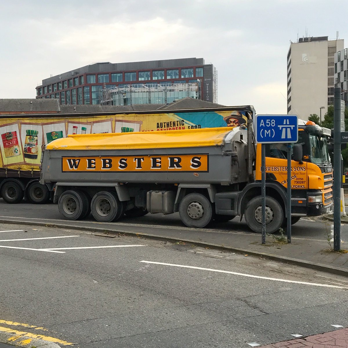 typesettingls's tweet image. Ok, not ‘from’ Leeds, but spotted in Leeds. E.B Websters machine hire from Cracoe - solid piece of signage guys! #typesettingls