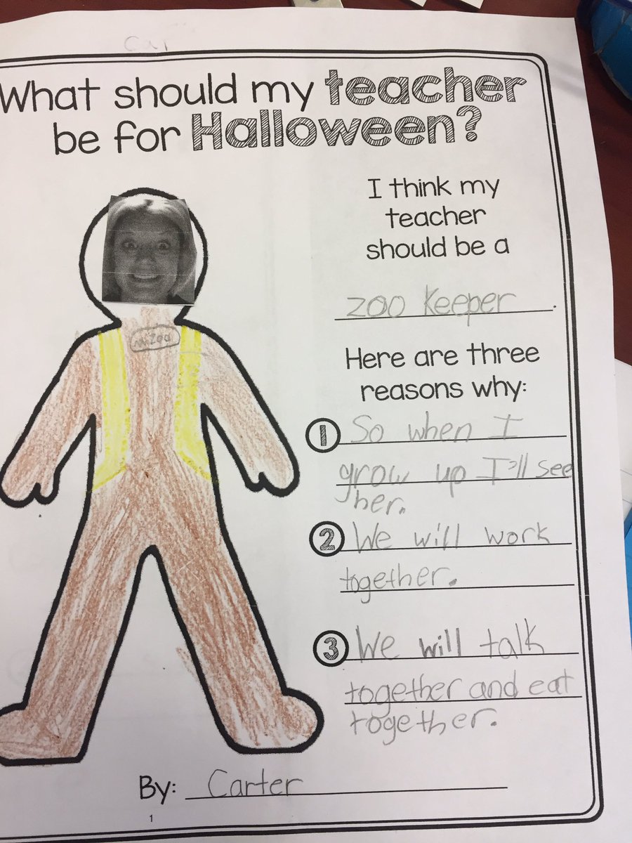 mrsrichards4th's tweet photo. I am OVER Halloween... but these were sooo cute! I had to share. #whatshouldIbe @OESrockSTARS @suptking https://t.co/nlLNmqrl5W