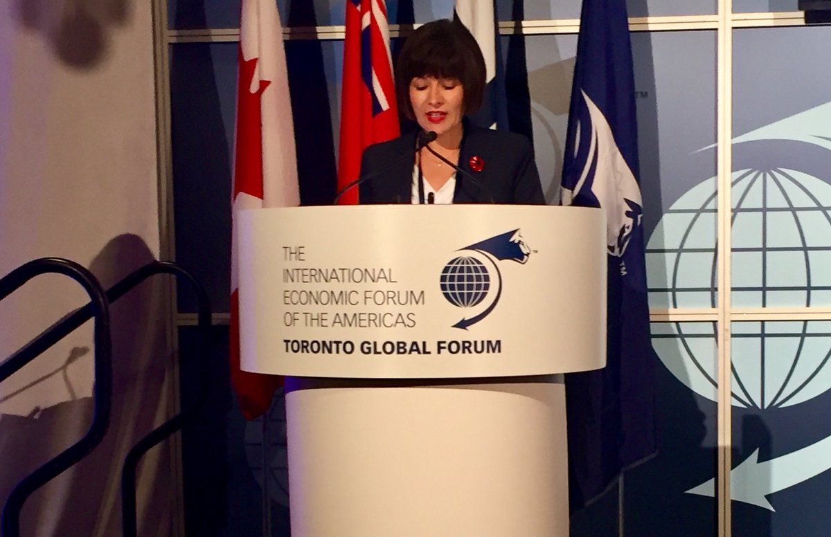 waynedcritchley's tweet photo. Health Minister Ginette Petitpas Taylor opening Health innovation panel @CDNMinHealth @AmericasForum #TGF2017 https://t.co/3g0cx043XZ