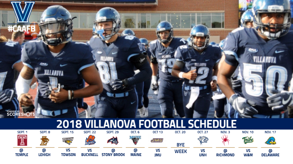 CAA Football on Twitter: "The 2018 @NovaFootball schedule is here! MORE