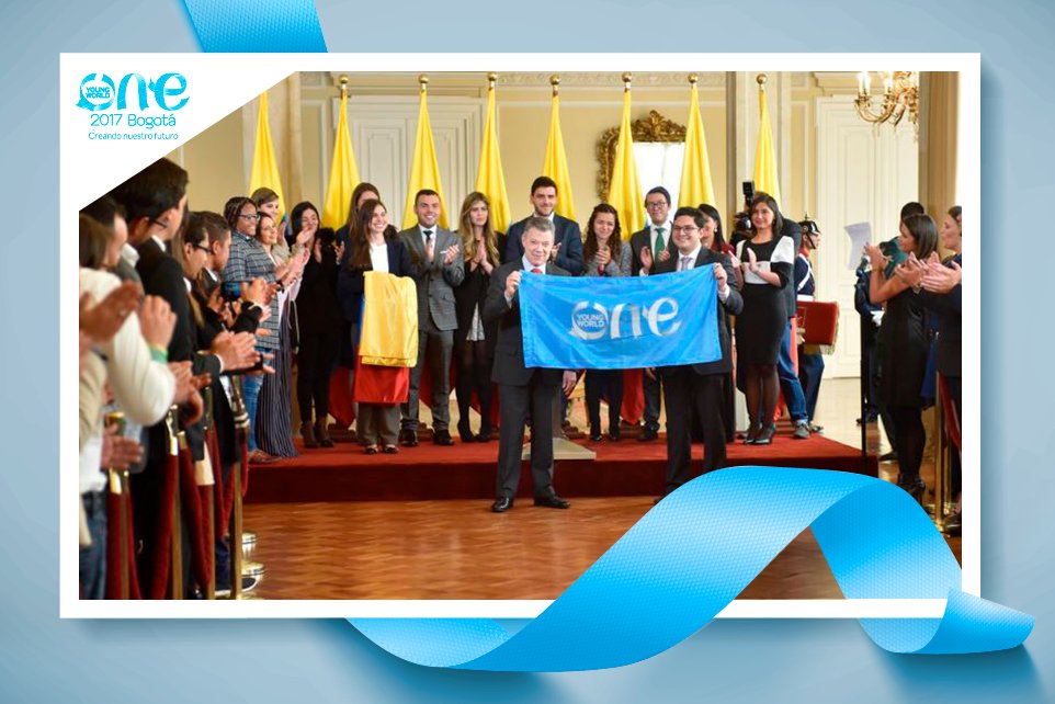 El #Tbt de hoy es para recordar la ceremonia de la entrega de banderas de #OneYoungWorld  2017 #JóvenesPorElFuturo #OYW2017