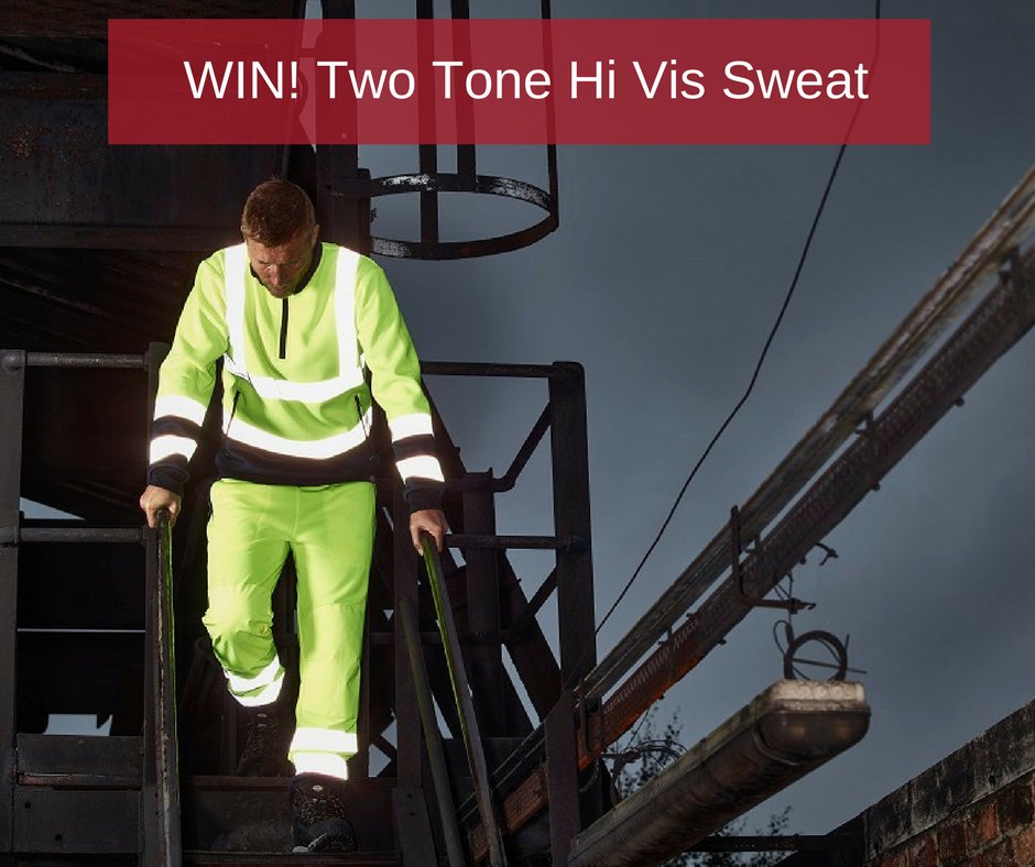 DickiesEurope's tweet photo. New #giveaway >> Follow &amp; RT to #WIN @DickiesEurope Two Tone Hi Vis Sweat to stay warm &amp; safe for winter #WinItWednesday https://t.co/SiGOdrh80r