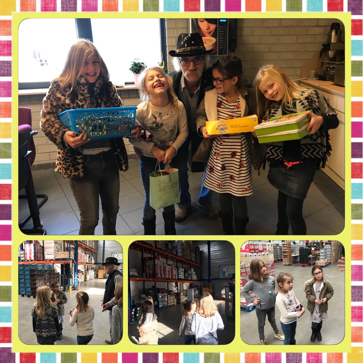 mrcwntrs's tweet photo. Vandaag brachten we onze Freek kaartjes en emojiโs naar de @voedselbankvoedselbank #bsdevlindertuin #brunssum #trots https://t.co/C3a356i4rT