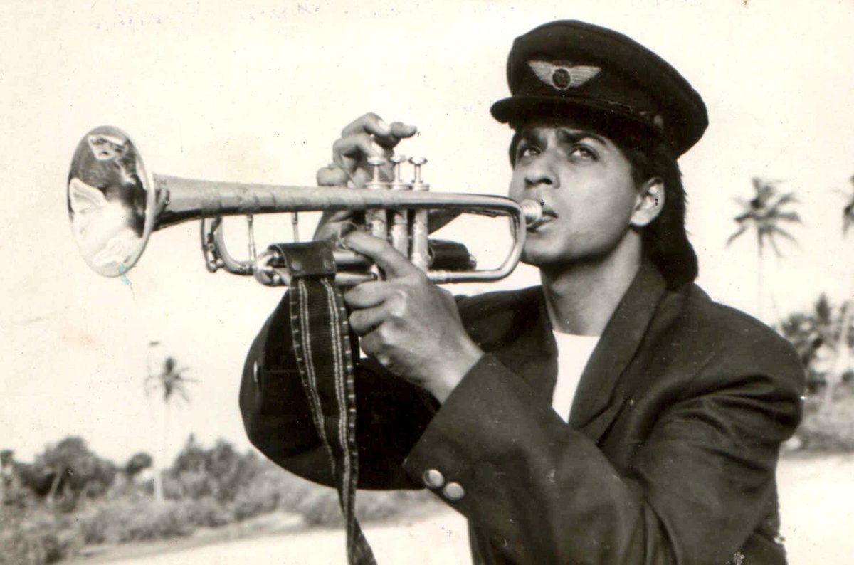 Image result for shahrukh khan trumpet