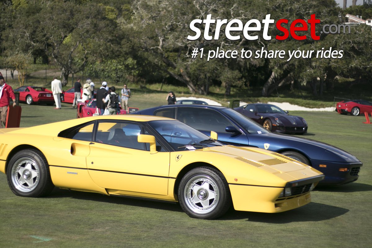 Ferrari 308 GTB... #ferrari #308gtb #concoursdelegance #pebblebeach #follow #like #automotiveenthusiast #streetset