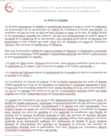 cfas_scfa's tweet photo. SCFA énoncé de position de la SCFA sur le droit à la famille https://t.co/WUNhvoNCiT