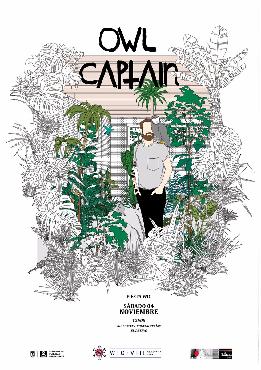 Esté sábado por la mañana los amigos de <a href="/LaButacaMusic/">LaButacaMusic</a> nos invitan a #Madrid La #música a la #BibliotecaEugenioTrías #WICMadrid @OWL_CAPTAIN