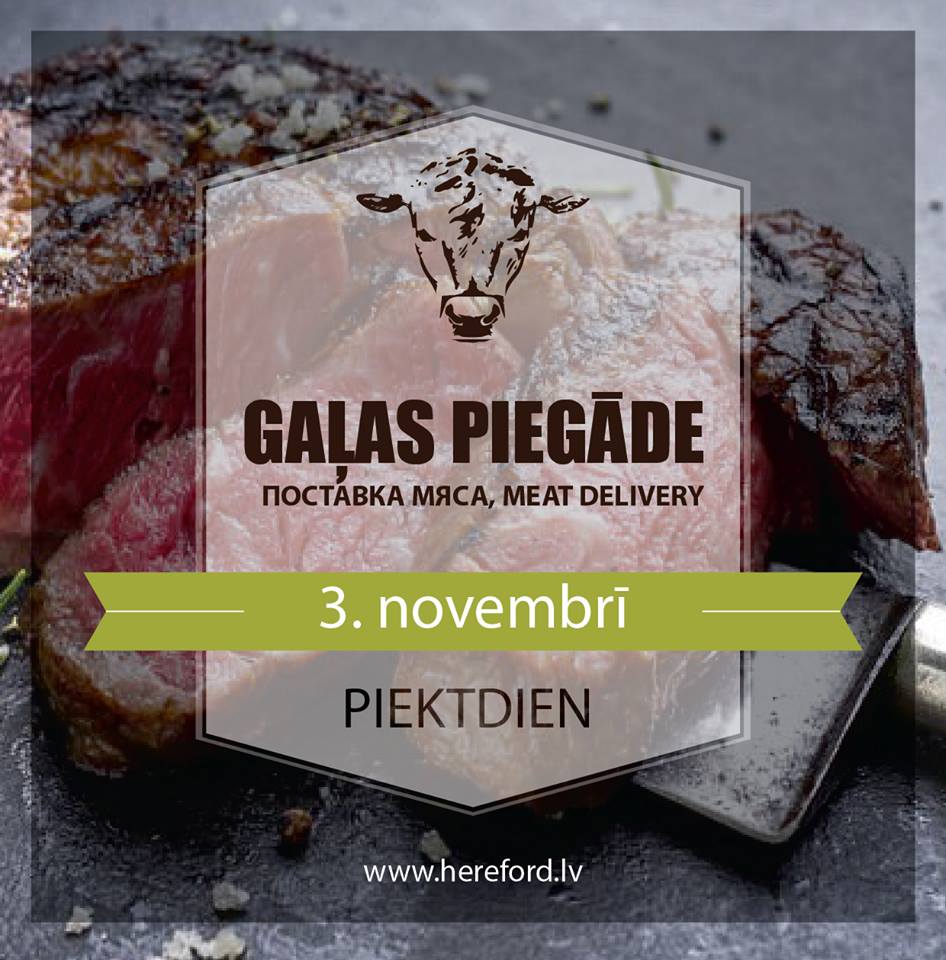 Hereford piedāvā bioloģiski audzētu liellopa gaļu! 🥩
