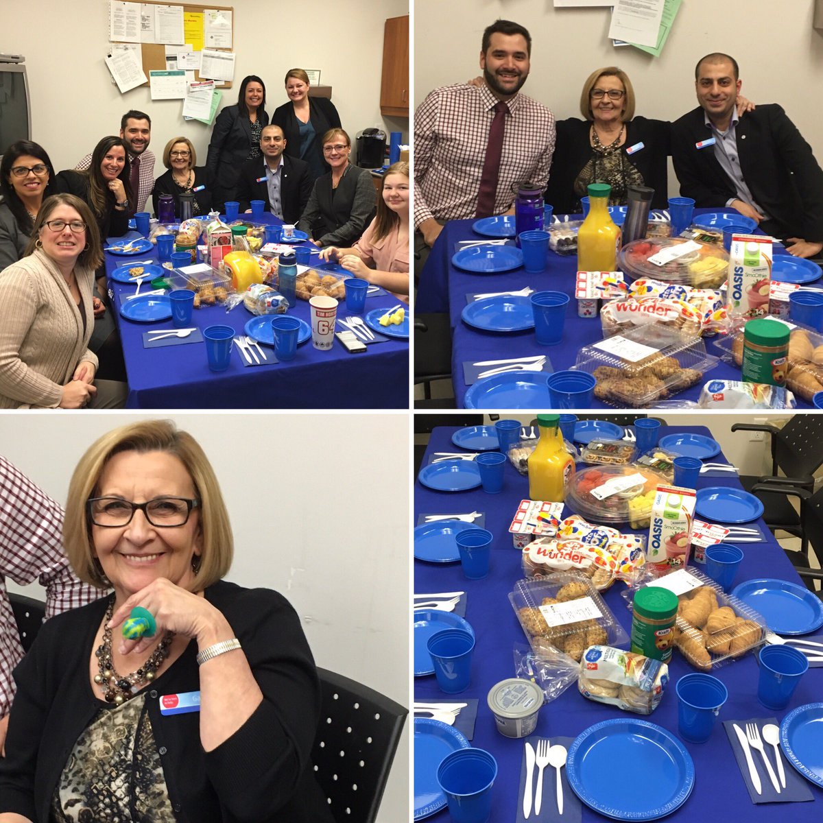 TammyFaddoul's tweet photo. Best way to start off a new year is with a delicious breakfast with my team 🍌🍉🍇🥐🍞🍪🍩 #happynewyear #F2018 #bmo #devmall @ann_diab @jmallen24 https://t.co/o7E8M8TJtR