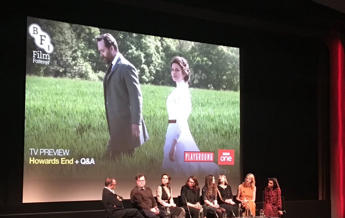 AntoniaRomeoUK's tweet photo. "Only connect!" Fantastic early screening of a favourite 🇬🇧 novel, #HowardsEnd, soon on @BBCOne, w 🇬🇧 producer @colincallender #FilmIsGREAT https://t.co/n3XcxlGhV2