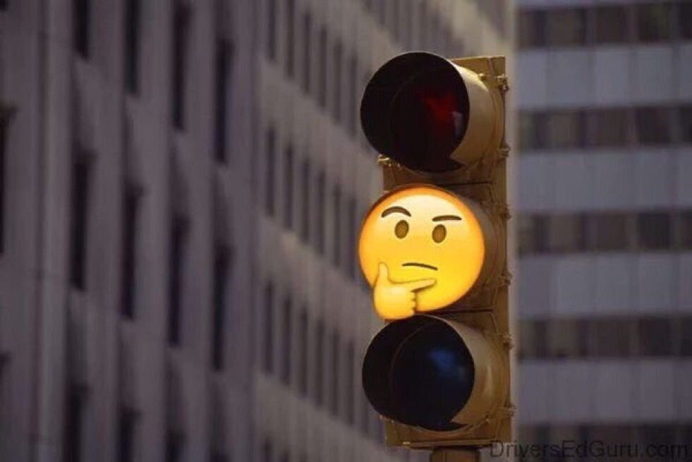 TweetLlkeAGuy's tweet photo. This is how I see yellow lights when I'm debating if I should stop or gas it https://t.co/3r3Ay1zCN8