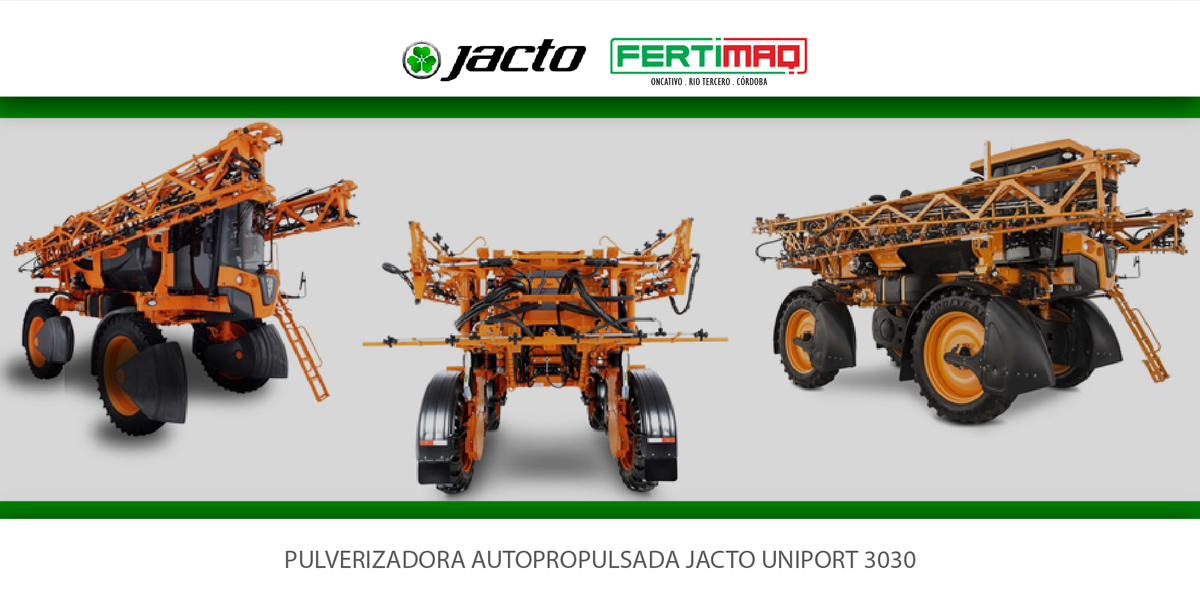 fertimaqagro's tweet photo. #Sistema de #pulverización @jacto 3030 equipado con #tanque de 3.000 litros y corte por secciones pico a pico ¡Viene con #pilotoautomático! https://t.co/2DNDcflNJS