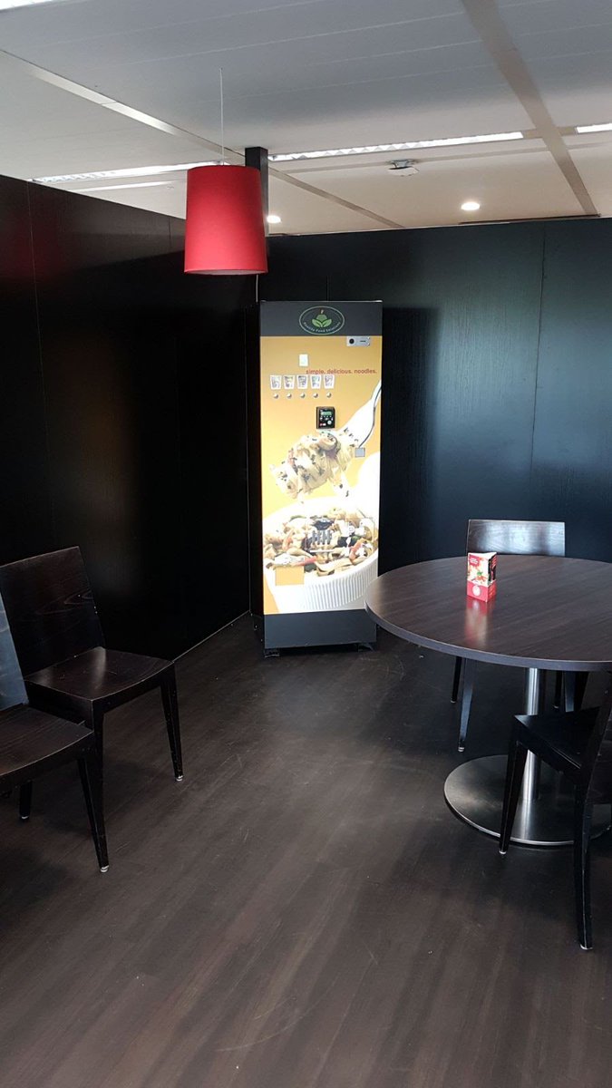 Menumatic_bcn's tweet photo. Nice spot for a #Noodlemachine, rest area in a big call center in Netherland https://t.co/9c4nSKECbd