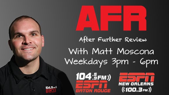 GuarantyMedia's tweet photo. COX SPORTS TELEVISION ADDS AFTER FURTHER REVIEW TO LINEUP! @1045espn  @MattMoscona 

https://t.co/9fuSoCYLw7 https://t.co/j4QInd4SU8