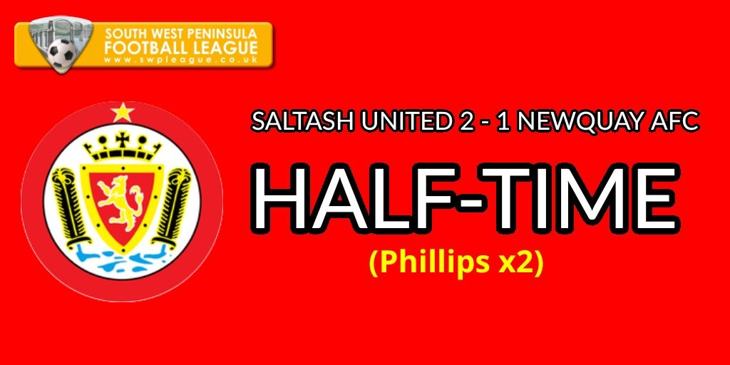 saltashunited's tweet photo. HALF-TIME @NewquayAFC    #COYA  #cornishfootball @PLsportsnews @swpleague https://t.co/NzYOaTmZnV