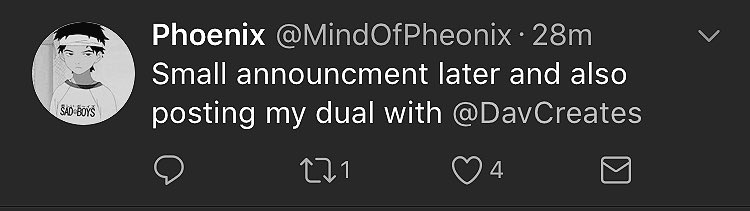GFXUPDATE's tweet image. 💥 ALERT 💥 @TheDareArtistry has a new recruit for today. And @MindOfPheonix has an announcement today. Makes sense? #GFXUPDATE