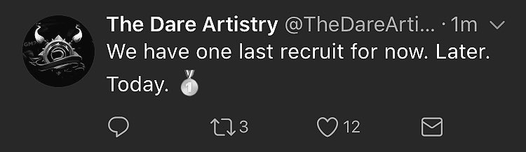 GFXUPDATE's tweet image. 💥 ALERT 💥 @TheDareArtistry has a new recruit for today. And @MindOfPheonix has an announcement today. Makes sense? #GFXUPDATE