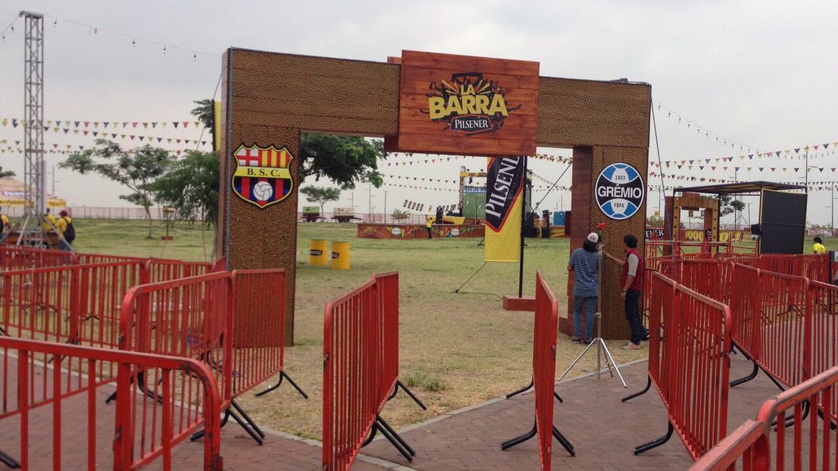 RadioHuancavilk's tweet photo. .TODO LISTO PARA EL #BarceFest
VÍVELO junto a @RadioHuancavilk 830AM desde la Concha Acústica el partido @BarcelonaSCweb vs @Gremio https://t.co/1t3kyYHJbK
