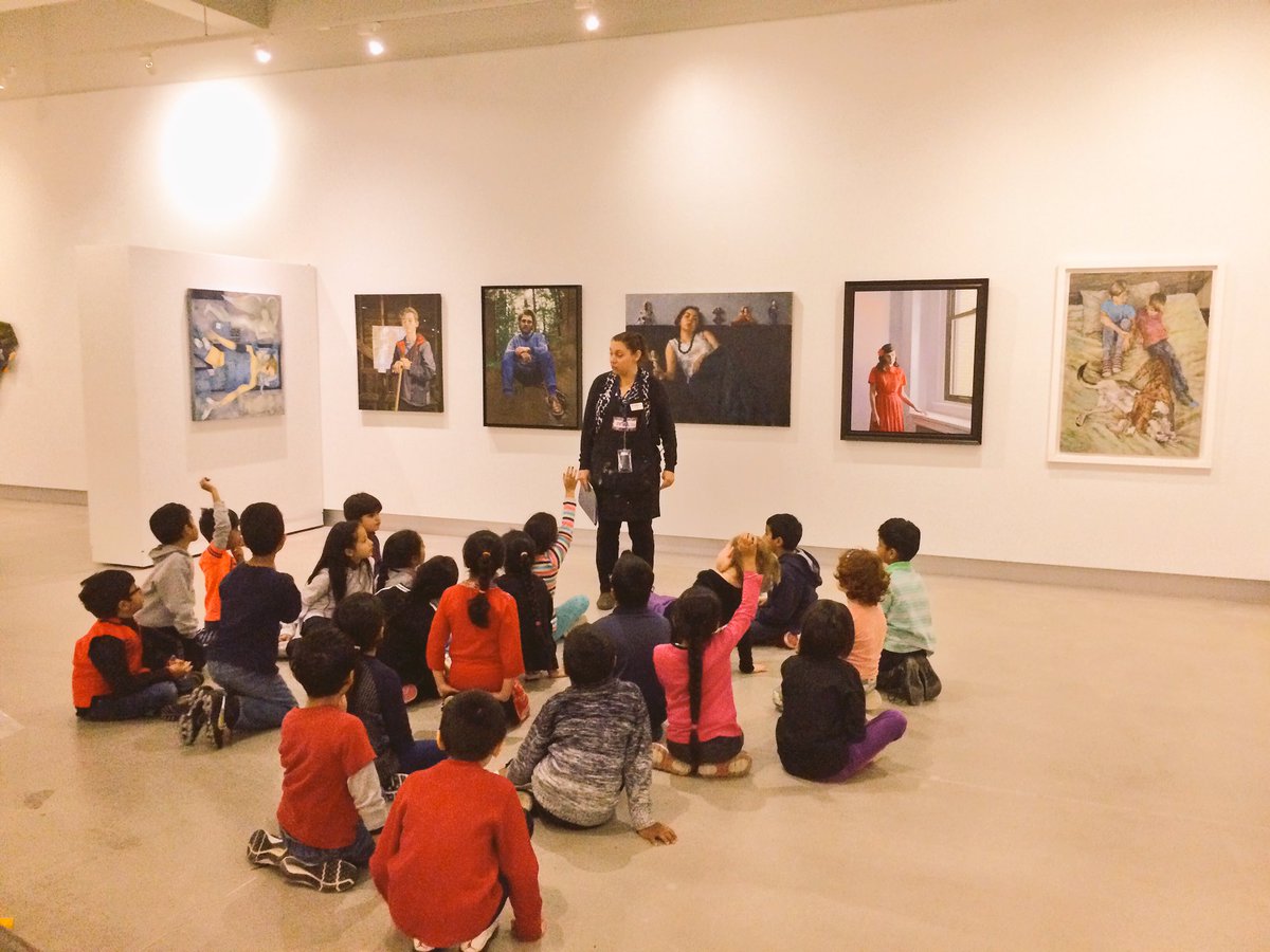 These lucky grade 2 <a href="/PeelSchools/">Peel District School Board</a> students got to have a sneak peak at the Portraits exhibits during their 1st Visit Program! <a href="/kingstonprize/">The Kingston Prize</a>