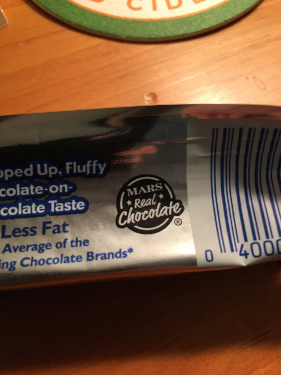 iamjeffw's tweet image. Made with real chocolate! (As opposed to the fake shit we’ve been giving you for years…) #SellingPoints