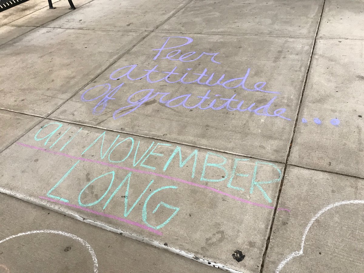 PrideSofS's tweet photo. We kicked off our #AttitudeofGratitude campaign today! During November, there will be activities focusing on what we are thankful for. https://t.co/nmAOa8tz7F