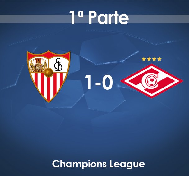 lnstantFoot's tweet photo. #LDC | #SEVSPA
MI-TEMPS !
Lenglet permet à Séville de mener 1-0 contre le Spartak ! https://t.co/gOMHflK1k6