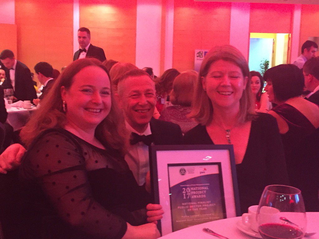 jdesaulles's tweet photo. PMO team at National PM Awards great recognition for super delivery on IAE Orientation signage @ancienteastIRL https://t.co/IXuuuKTLpp