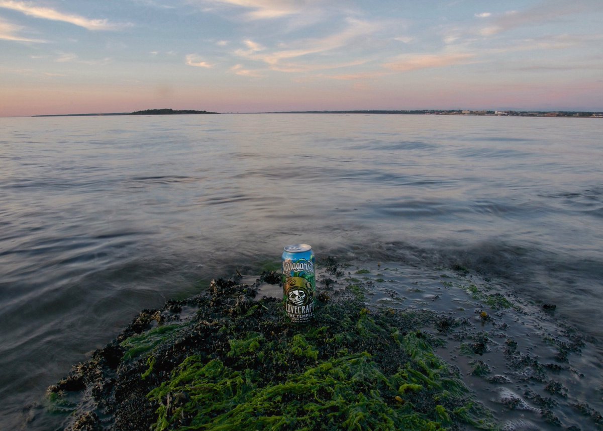 "Ocean is more ancient than the mountains, and freighted with the memories &amp; the dreams of time." #HPLovecraft <a href="/gansettbeer/">Narragansett Beer</a> #WeirdWednesday
