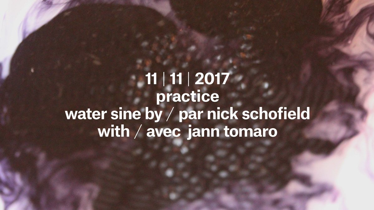 Nick Schofield (@nick__schofield) on Twitter photo 'Practice' meditation series is presenting my unreleased ambient album Water Sine at <a href="/neverapartmtl/">Never Apart</a> on Nov. 11 16h ~ free/all-ages 'Practice' meditation series is presenting my unreleased ambient album Water Sine at <a href="/neverapartmtl/">Never Apart</a> on Nov. 11 16h ~ free/all-ages