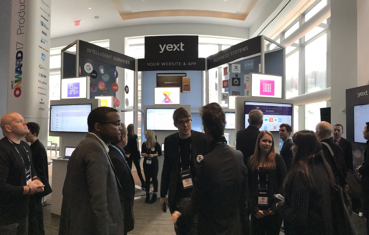 Amazing conference <a href="/yext/">Yext</a> #ONWARD17 #Datamanagement #FutureIsNow