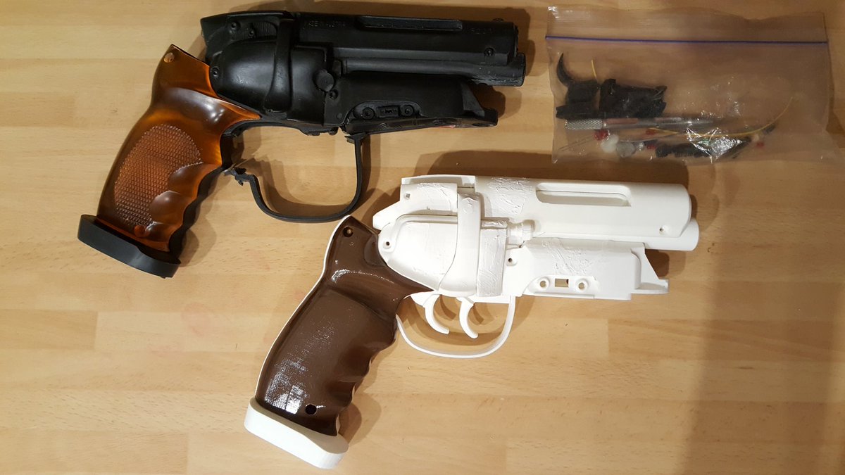 DaveChaos's tweet photo. Just a glimpse of what I'm working on at the moment #BladeRunner #PKDBlaster https://t.co/Qzhh7SLz1x