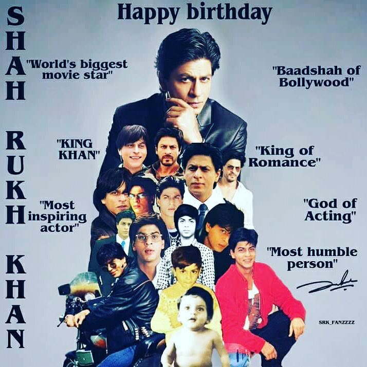 Happy birthday Shahrukh khan sir 