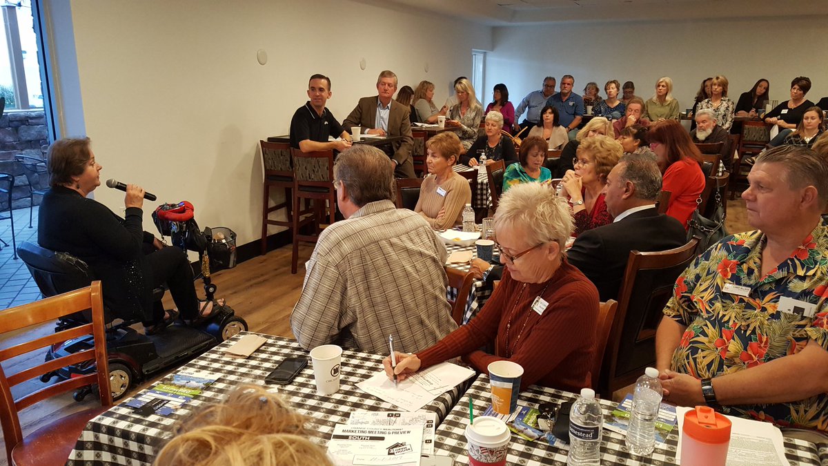 My Realtor-Broker wife, Debbie Ferrari, speaks to Realtors at the weekly broker preview Wednesday AM meeting!