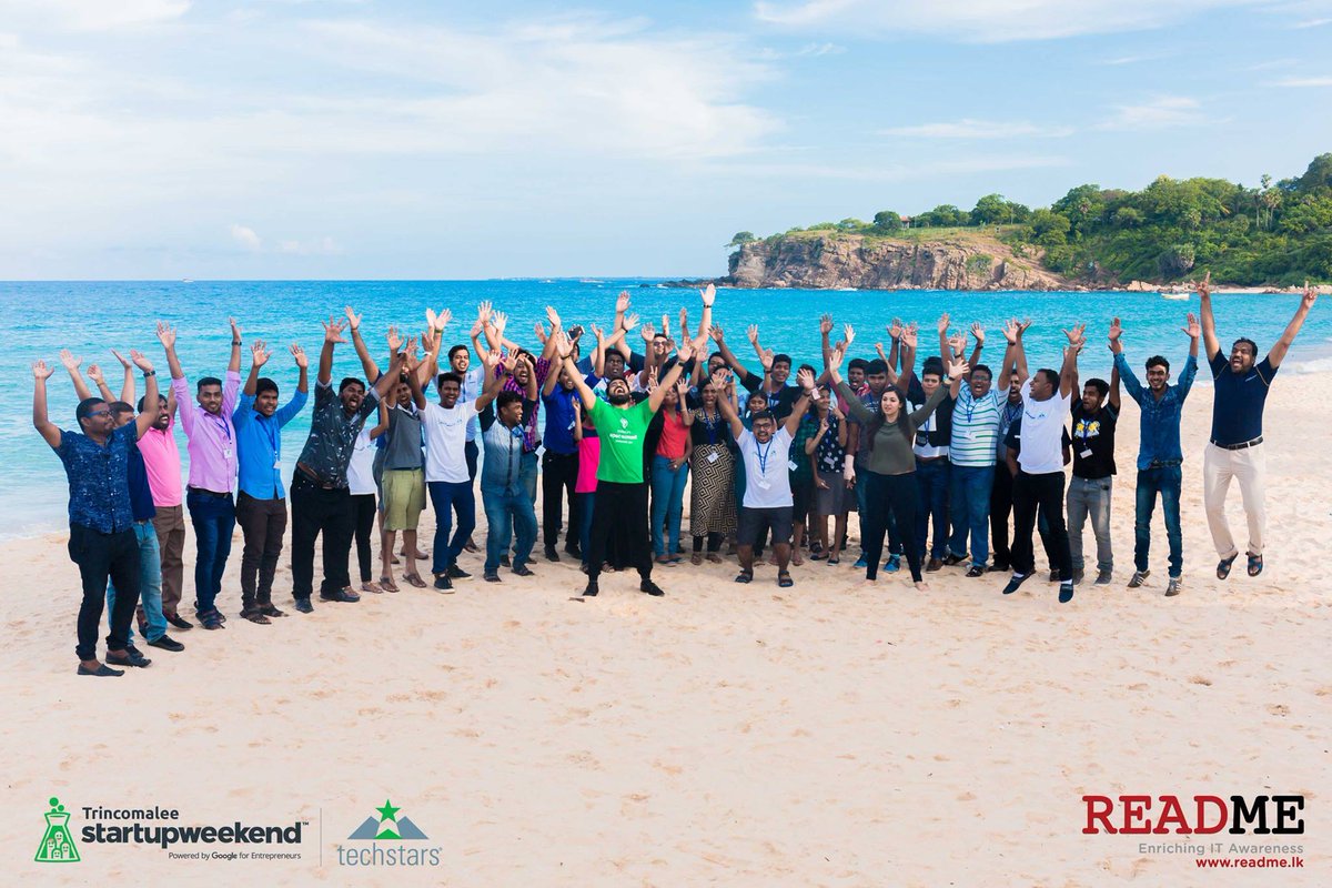 sharanyanlk's tweet photo. @StartupWeekend isn't only building companies within 54 Hours! It's beyond that, #SWtrinco #SW #GIVEFIRST #Readme #LKA #LK https://t.co/KiEXeGSOct