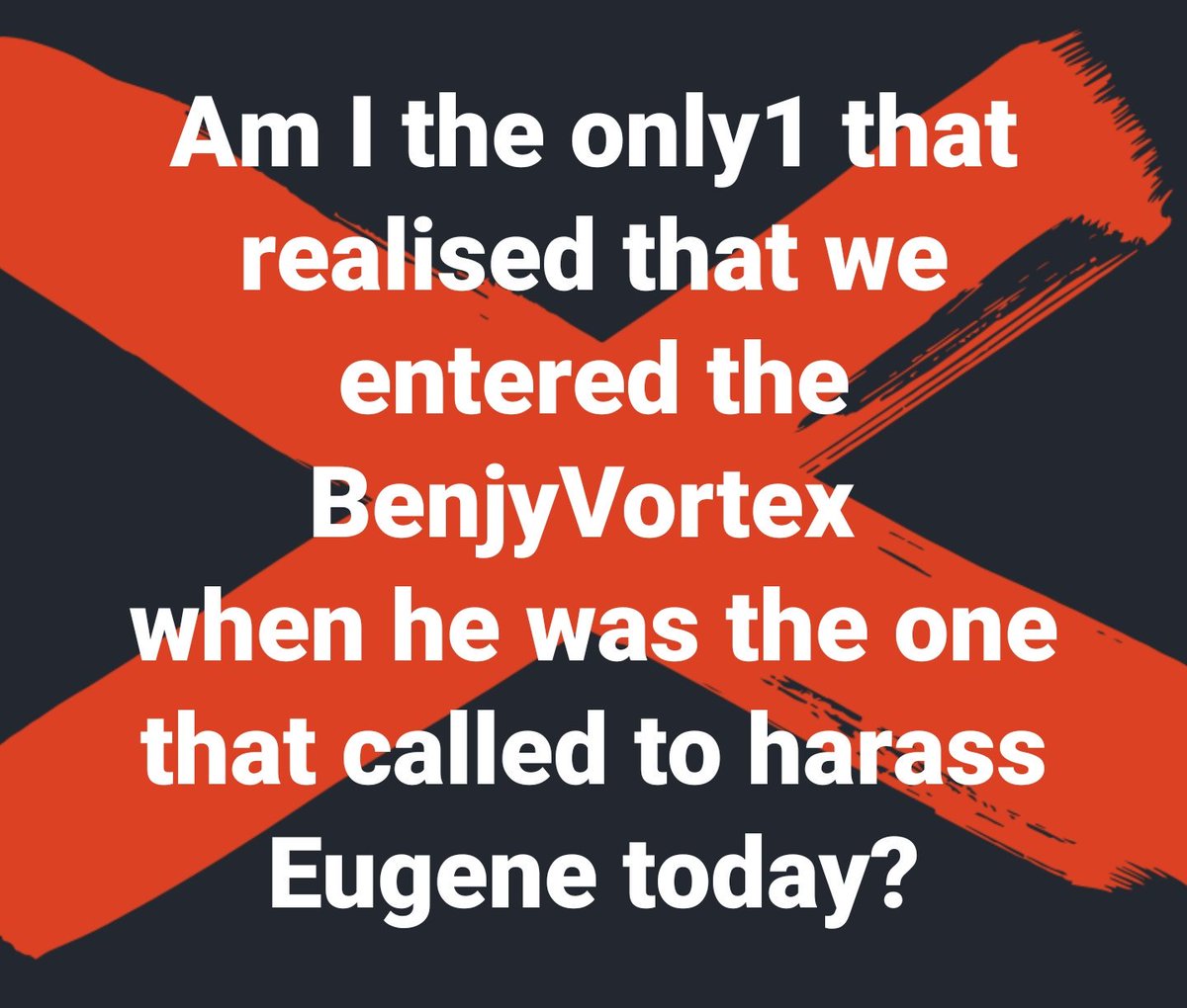 CORNDOGx3's tweet photo. Stinkin @bronk & the #BenjyVortex
I dont care if Eugene is Fake or Not.
Please keep Benjy AWAY! Lol
@salgovernale @cwotd
@SternFBSuperfan https://t.co/JNoTo22LqH