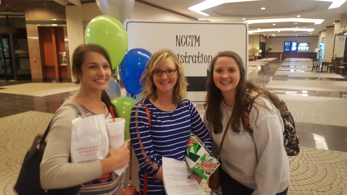 ECUcrystalECU's tweet photo. Excited about the next two days at the NCCTM Conf. All of the schools in @FCSchoolsNC are represented. It's time to #ROCKmath @FCSchoolsNC https://t.co/zY9H8zpZbS
