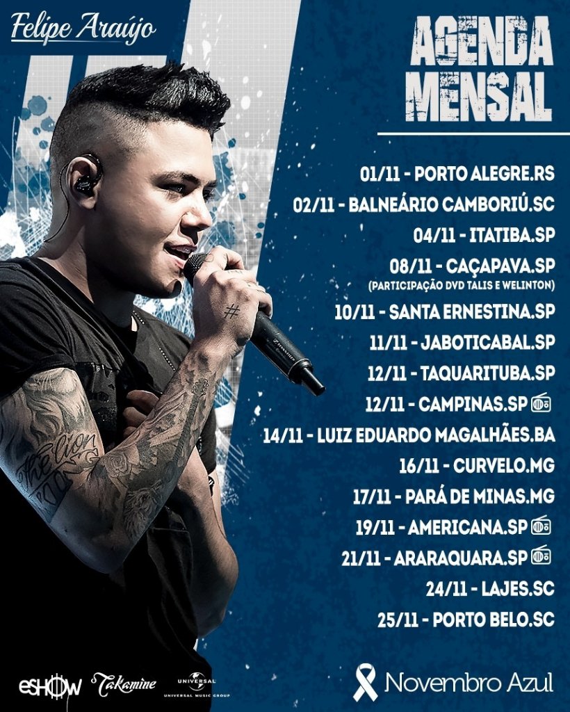 JovelinaJholly's tweet photo. Agenda do @felipearaujo_fa no ar galerinha 😉!! #FaNaEstrada🚌 #DeusNoComandoSempre🙏 https://t.co/oNra3fAVzW