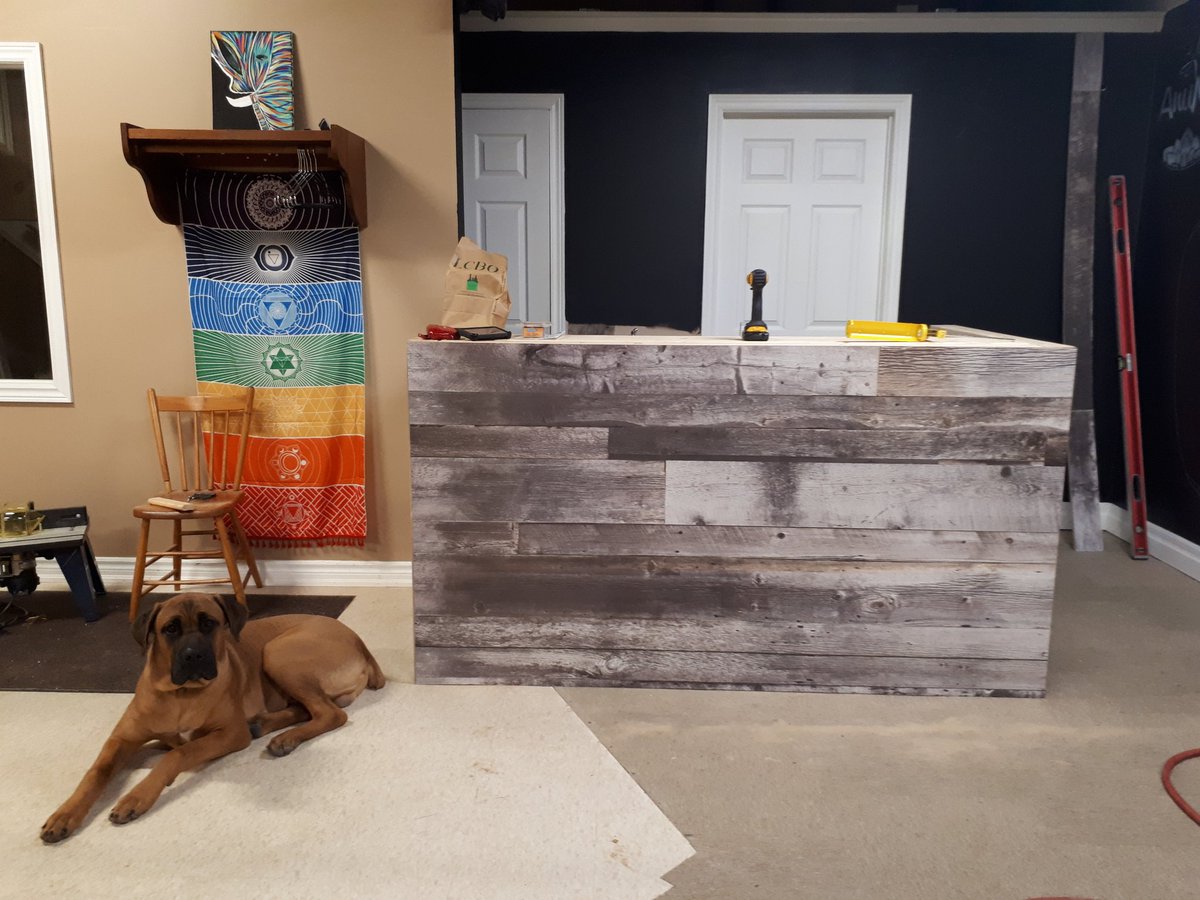 bbtonz's tweet photo. During construction we are still loving our DOWNWARD DOG!  😉 #anume #yoga #holistichealth #youhavethepowertochoose  🙏💙 https://t.co/We5OcECmjB