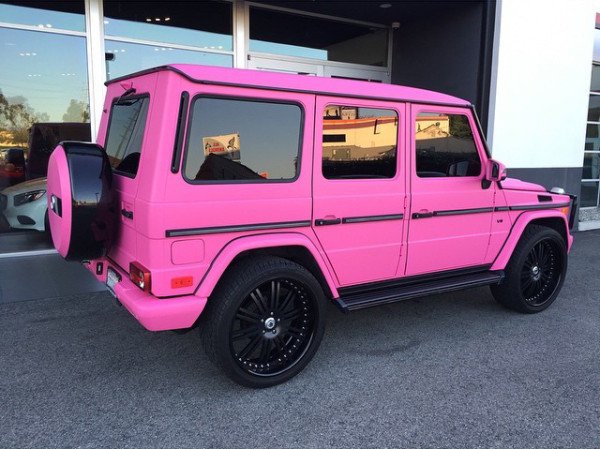 exoticsdriver's tweet image. RT if you want this pink G-Wagon!