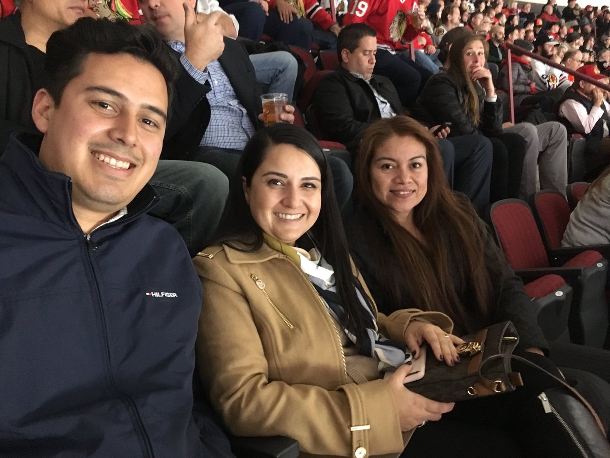 shirifriedman's tweet photo. Radsoft starts #Nxstep with the @NHLBlackhawks at Partner Appreciation night. Goal! https://t.co/R5NHi1HjvY