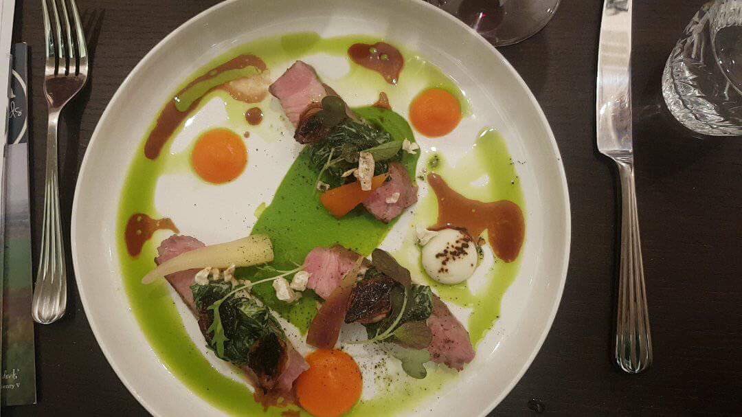 CheffinsBeau's tweet photo. Pork Ribeye Main being plated up by @Highlands_JSY Culinary Arts students. What an amazingly tasty course! 😋 #DingleyDellCheffins #jerseyci https://t.co/LALKiLPdvS