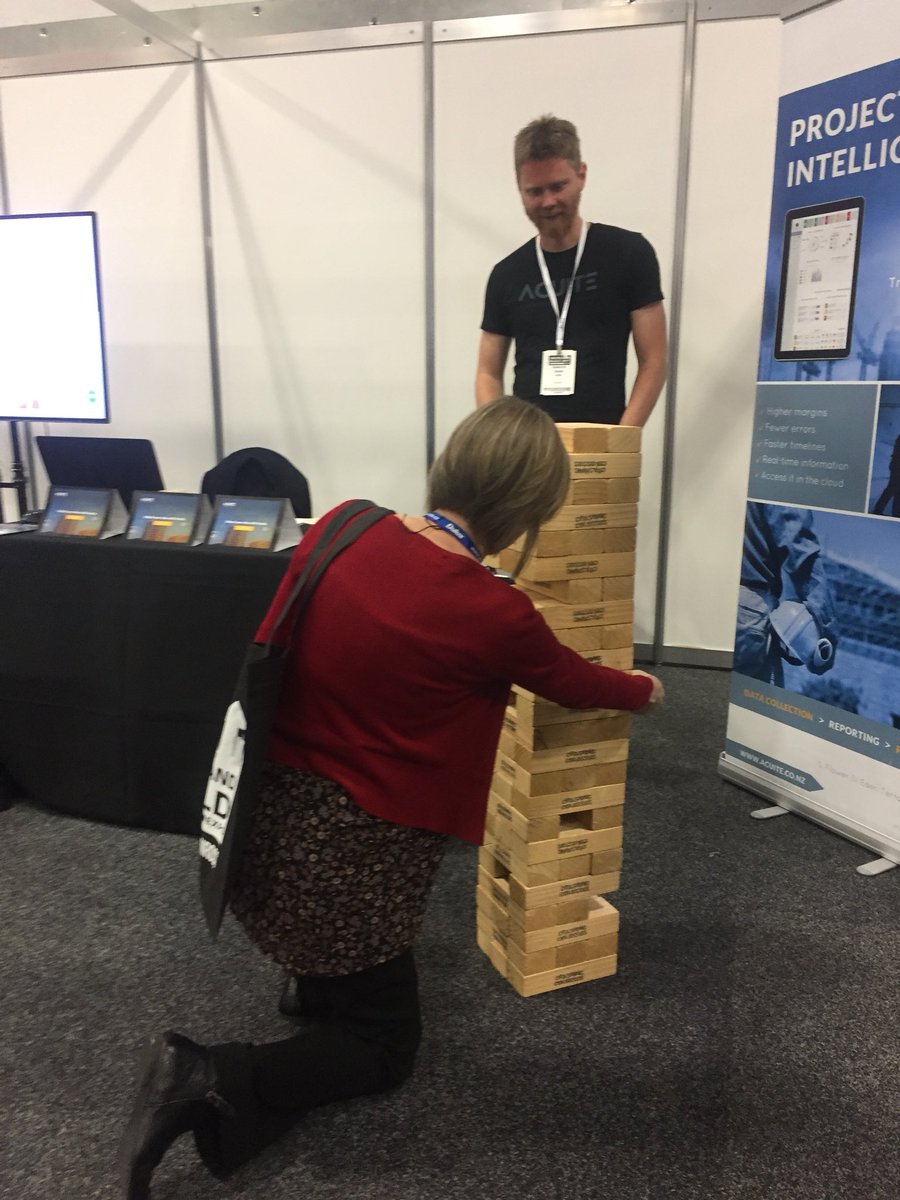 acuitenz's tweet photo. It’s all action on our stand #aucklandbuild https://t.co/cDUVg0g5sJ
